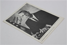 Alan Shepard Signed & Personalized B&W Publicity Photo JSA ALOA