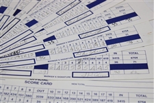 Fifty-Nine (59) 1995 Royal Caribbean Classic official Used Scorecards