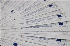 One-Hundred (100) 1989 Bank of Boston Classic official Used Scorecards