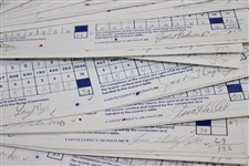 One-Hundred (100) 1989 Bank of Boston Classic official Used Scorecards