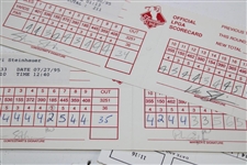 Seventeen (17) 1995 Mercedes Championship official Used Scorecards
