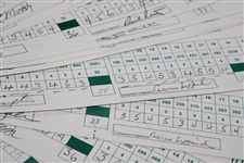 One-Hundred Three (103) 1994 Southwestern Bell Classic official Used Scorecards