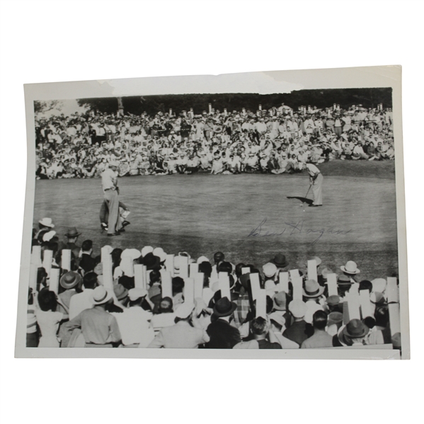 Ben Hogan Signed 1953 Masters Wire Photo JSA ALOA