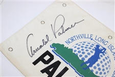 Arnold Palmer Signed Northville Long Island Classic Caddie Nameplate JSA ALOA