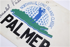 Arnold Palmer Signed Northville Long Island Classic Caddie Nameplate JSA ALOA