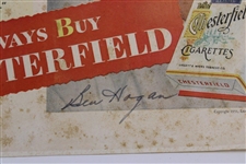 Ben Hogan Signed Chesterfield Cigarette Advertising Page JSA ALOA