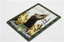 Arnold Palmer Signed Metallic Golf Card JSA ALOA