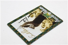 Arnold Palmer Signed Metallic Golf Card JSA ALOA