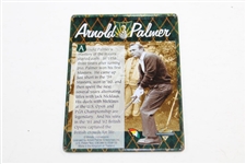 Arnold Palmer Signed Metallic Golf Card JSA ALOA