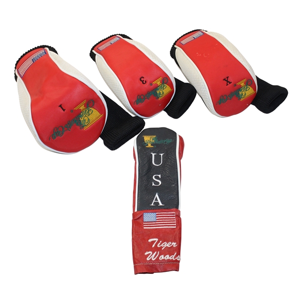 Tiger Woods United States Team Issued 2009 The Presidents Cup Official Headcovers