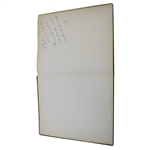 1964 Masters Augusta National Golf Club Arnold Palmer's Scrapbook