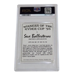 Seve Ballesteros 1996 Sheridan Coll. Winners/Ryder Cup 95 Card #1 PSA 9 #45772887