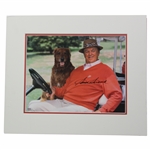 Sam Snead Signed Poster With His Dog PSA #AM60539
