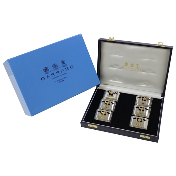 1993 Ryder Cup Garrard Sterling Silver Napkin Holders