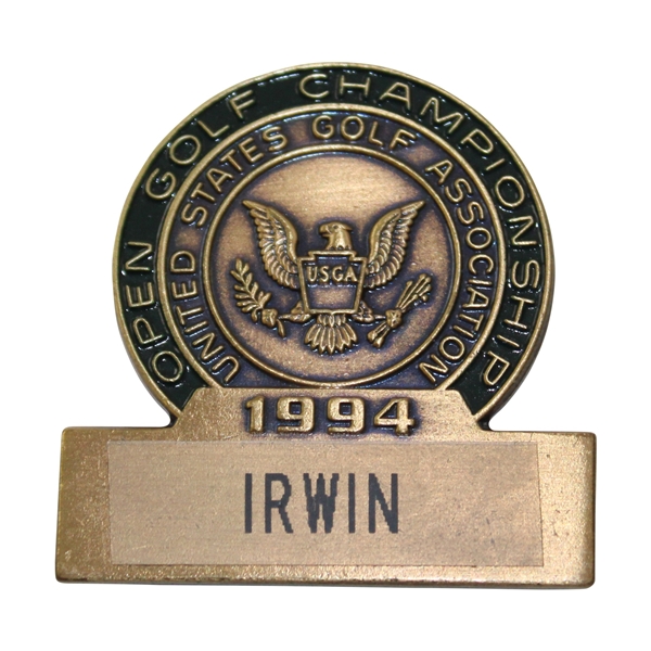 Hale Irwins 1994 US Open at Oakmont Contestant Badge 