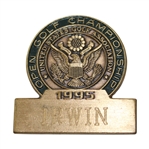 Hale Irwins 1995 US Open at Shinnecock Hills Contestant Badge 