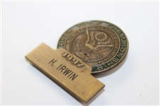 Hale Irwin's 1997 US Open at Congressional Contestant Badge 