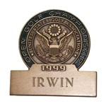 Hale Irwins 1999 US Open at Pinehurst No. 2 Contestant Badge 