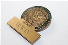 Hale Irwin's 1999 US Open at Pinehurst No. 2 Contestant Badge 