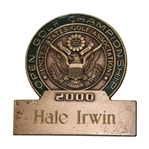Hale Irwins 2000 US Open at Pebble Beach Contestant Badge 