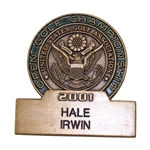 Hale Irwins 2001 US Open at Southern Hills Contestant Badge 