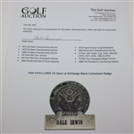 Hale Irwin's 2002 US Open at Bethpage Black Contestant Badge 