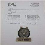 Hale Irwin's 2018 US Open at Shinnecock Hills Honorary Invitee Past Champion Badge 