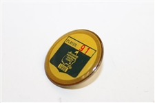 Hale Irwin's 1996 Masters Tournament Contestant Badge #91 - Final Masters