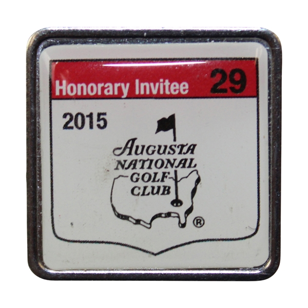 Hale Irwins 2015 Masters Tournament Honorary Invitee Badge #29