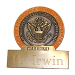 Hale Irwins 2009 US Senior Open at Crooked Stick Contestant Badge 