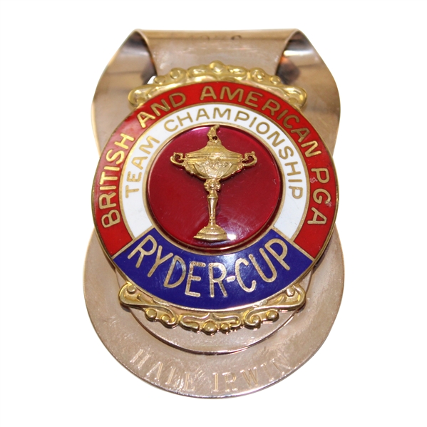 Hale Irwins 1979 Ryder Cup at The Greenbrier Team USA Member Money Clip