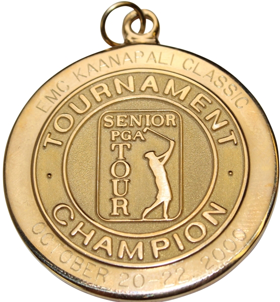 Champion Hale Irwins 2000 EMC Kaanapali Classic 10k Gold Winners Medal