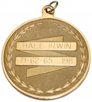 Champion Hale Irwin's 2000 EMC Kaanapali Classic 10k Gold Winners Medal