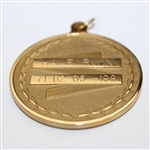 Champion Hale Irwin's 2000 EMC Kaanapali Classic 10k Gold Winners Medal