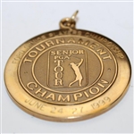 Champion Hale Irwin's 1999 Ford Senior Players Championship 10k Gold Winners Medal 