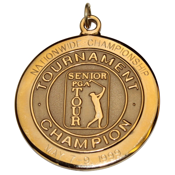 Champion Hale Irwins 1999 Nationwide Championship 10k Gold Winners Medal