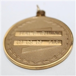 Champion Hale Irwin's 1999 Nationwide Championship 10k Gold Winner's Medal