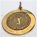 Champion Hale Irwin's 1981 Hawaiian Open 10k Gold Winners Medal