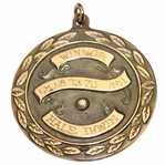 Champion Hale Irwin's 1985 Memorial Tournament 10k Gold Winner's Medal