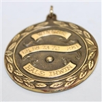 Champion Hale Irwin's 1985 Memorial Tournament 10k Gold Winner's Medal