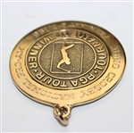 Champion Hale Irwin's 1984 Bing Crosby National Pro-Am 10k Gold Winners Medal