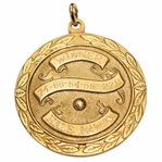 Champion Hale Irwin's 1976 Florida Citrus Open 10k Gold Winner's Medal
