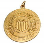 Champion Hale Irwins 1976 Glen Campbell Los Angeles Open 10k Gold Winners Medal