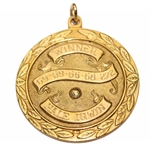 Champion Hale Irwin's 1976 Glen Campbell Los Angeles Open 10k Gold Winners Medal