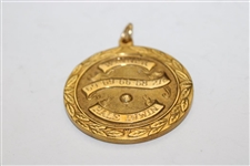 Champion Hale Irwin's 1976 Glen Campbell Los Angeles Open 10k Gold Winners Medal