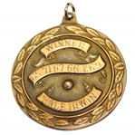 Champion Hale Irwin's 1982 Inverrary Classic 10k Gold Winners Medal