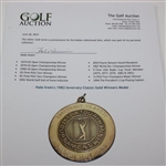 Champion Hale Irwin's 1982 Inverrary Classic 10k Gold Winners Medal