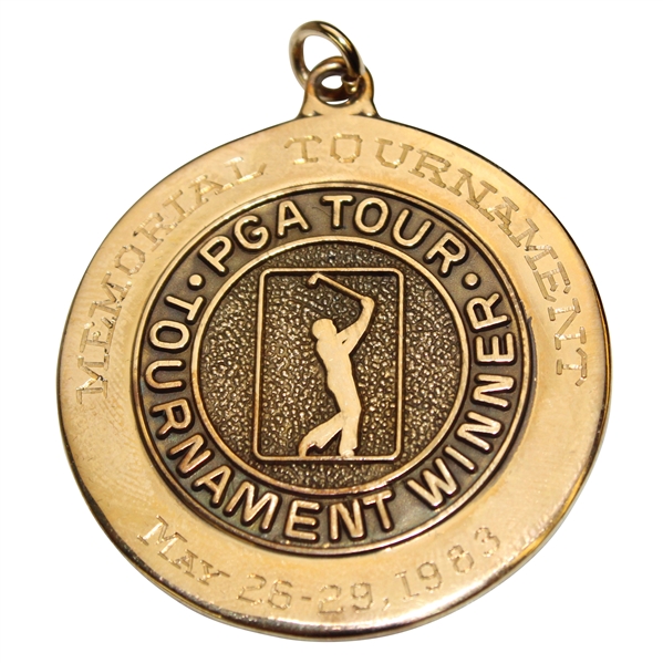 Champion Hale Irwins 1983 Memorial Tournament 10k Gold Winners Medal
