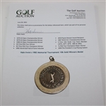 Champion Hale Irwin's 1983 Memorial Tournament 10k Gold Winners Medal