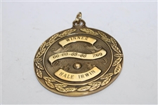 Champion Hale Irwin's 1990 Buick Classic 10k Gold Winners Medal